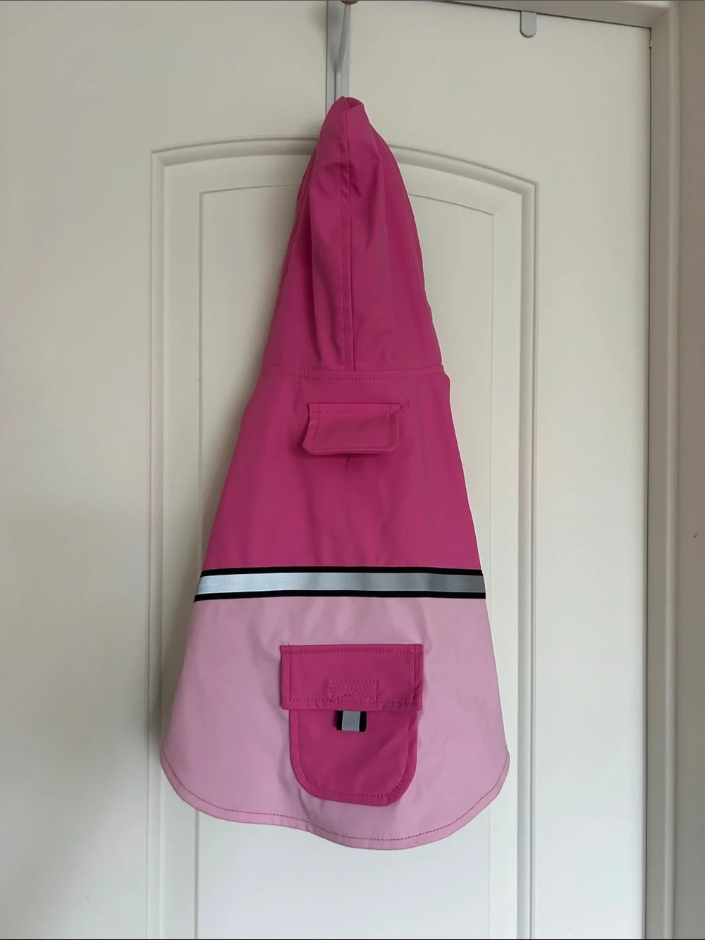 Fleece Lined Hooded Raincoat for Dogs